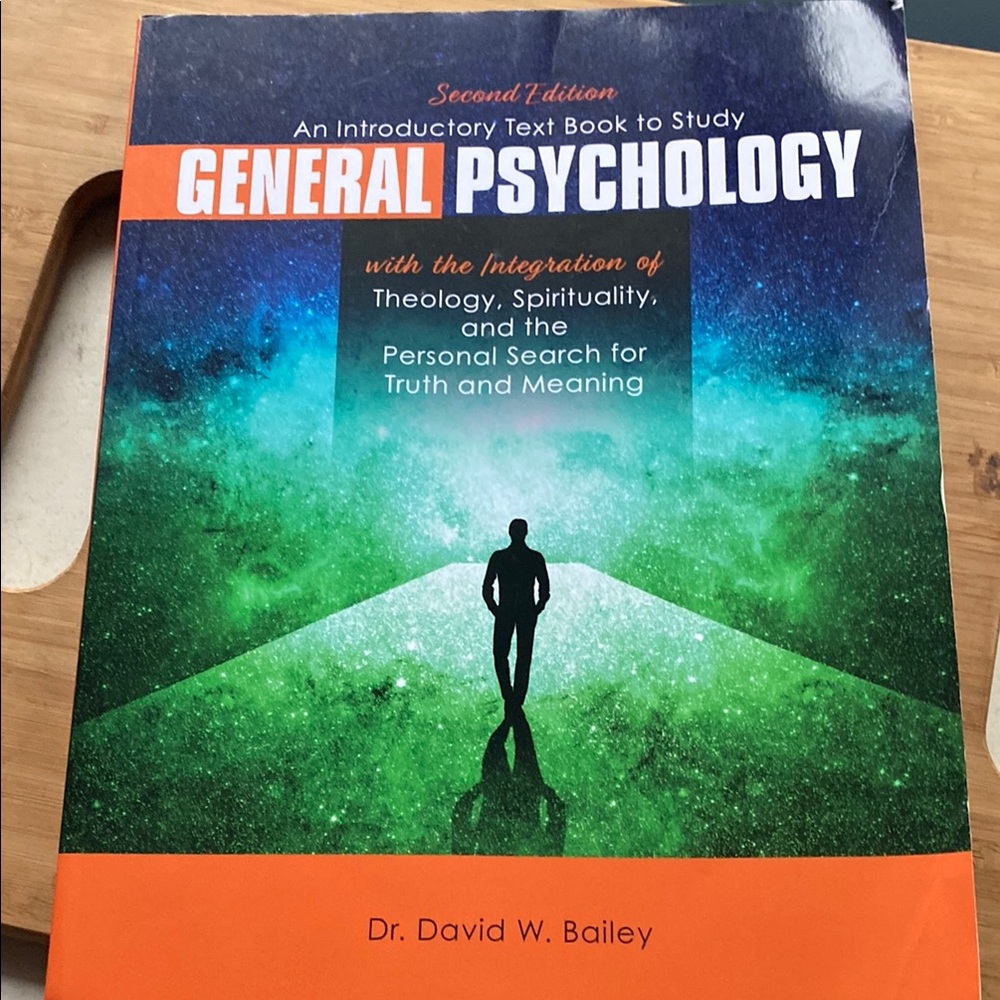 General Psychology Textbook by Dr. David W. Bailey